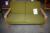 2 pers. Sofa, fabric, olive green