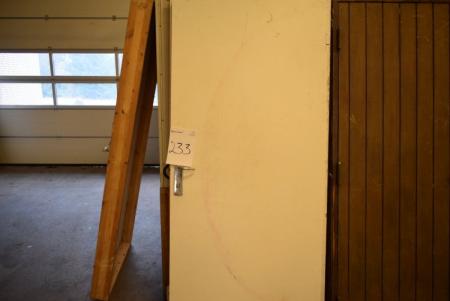 Inside door marked. Svedoor, 95 x 212 cm