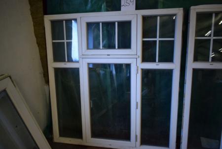 Plastic window, 156 x 148 cm