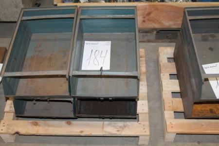 4 pcs steel assortment boxes