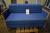 2-pers. Bed, blue fabric