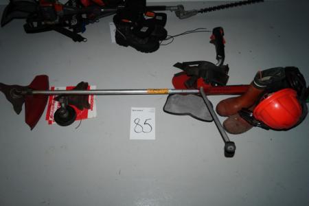 Brushcutter Brand Johnston with the blade + wiring, cut boots, helmet and extra thread