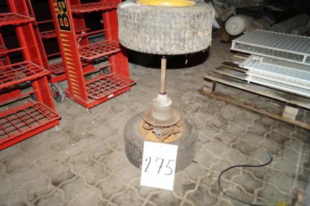 Axle with two wheels width 75 cm