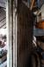2 stk Gitterdøre beklædt i træ hvidmalet. 150x208 cm med stolper.
