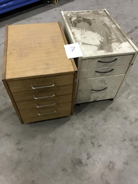 2 pieces drawer sections