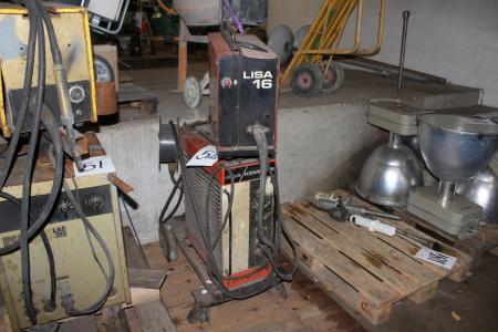 Welding work Kemppi AGA with Lisa 16 box, stand unknown