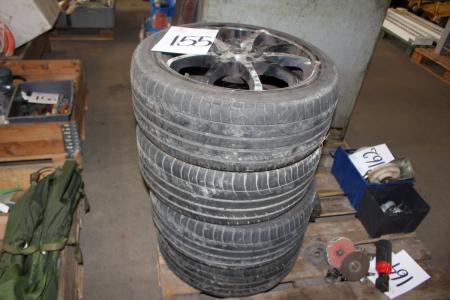 4 Tires with rims 205 / 40ZR1784W
