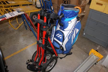 Golf Bag + trailer for Bag