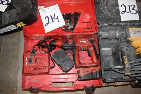 Cordless Screw / drill Hilti TE2-A with 2 batteries + charger, not tested