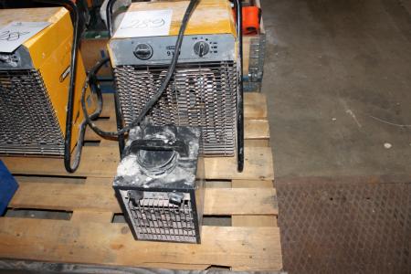 Fan Heater 9kW to 380 + 2 kW fan heater