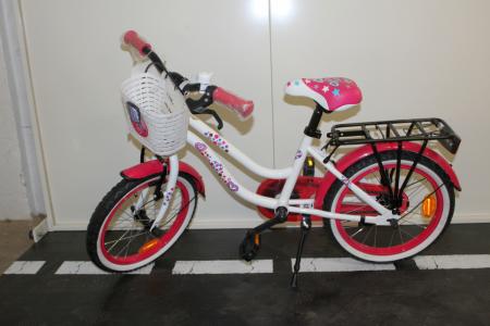 Mädchen-Fahrrad-Farbe: weiß / rosa NEU!