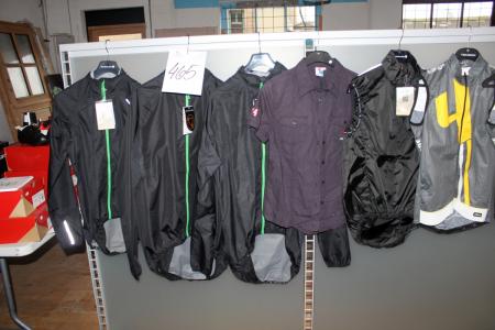 3 Bike Jackets, shirt + vests, assorted sizes