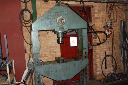 Workshop press, Stenhøj 60 ton no. 1359, without hydraulic station