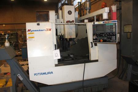 CNC turning center, Kitamura Mycenter-3X, 20 tool changer, with Yasnac management With Mayfran chip conveyor no. P09.97M4200.01