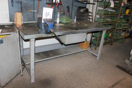 File bench vise and drawer 2000 x 800 mm