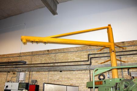 Pillar jib crane without electric hoist, be dismantled