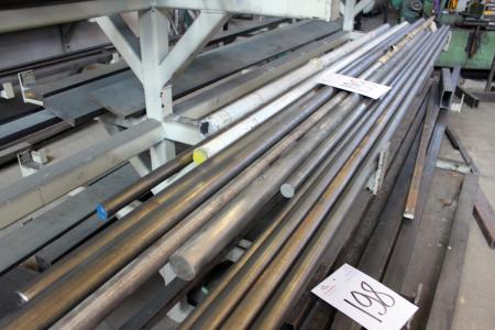 Parti massive steel rods length up to 6 meters