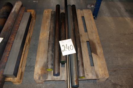 Pallet with massive iron