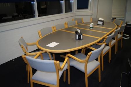 Konferancebord med stole