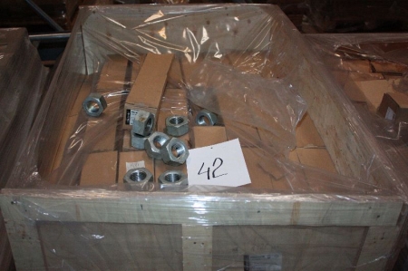 (3) pallets bolts, screws and nuts