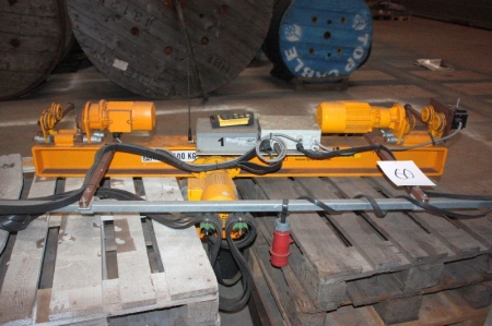 Cross member crane, Star Liftket, radio controlled. 500 kg