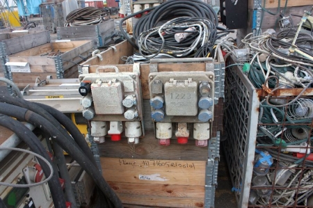 (1) pallet with various cables