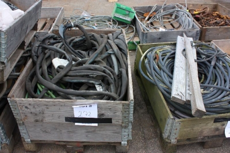 (1) pallet with welding hoses
