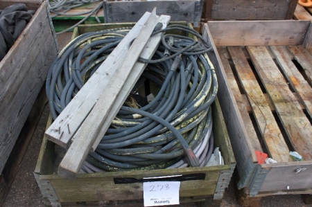 (1) pallet with wire cables