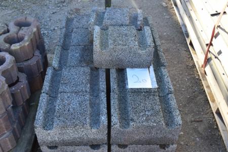 Pallet with Lecca stone, 22 pcs