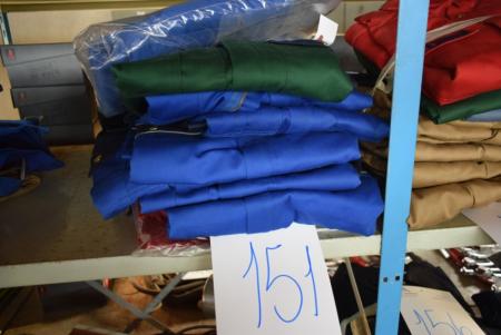 10 pcs. work jackets, ass. Colors and sizes