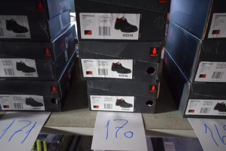 3 pairs of safety shoes str. 46