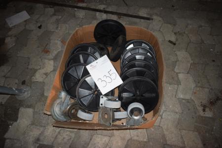 20 pcs. various wheels ø100 / 240 mm