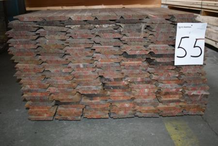 Z-profile untreated 22 x 145mm (rough cover) 180 pieces of 480 cm.