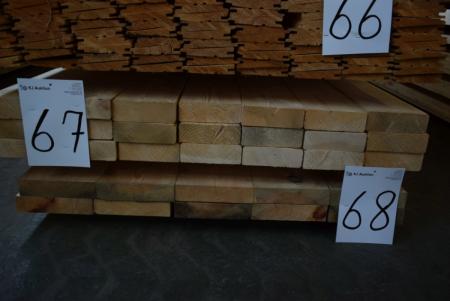 Barring wood planed 45x145 mm approved c 18 / c24. 21 paragraph of 420 cm.