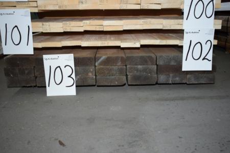 Spærretræ høvlet 45x145mm godkendt c 18/c24 21 stk på 480 cm. 