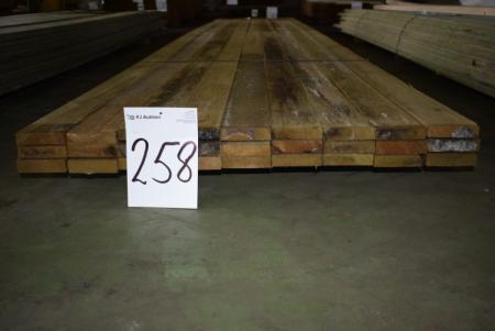 Planks 25x100 mm Vollschneidiges Druck behandelt. 27 Absatz von 570 cm.