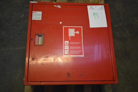 Fire cabinet with hose