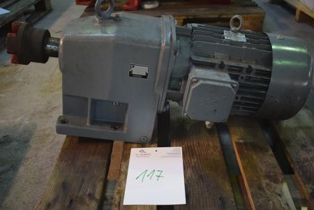 Electric motor with gear 9.2 kW