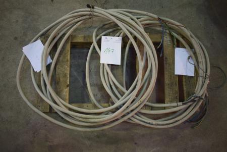 1 piece. 5 led copper cable 15 m + 1. 5 led copper cable 17 m