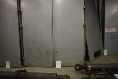 Double door, B 194 x H 252 cm