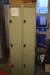 Double locker cabinets with 6 small closets