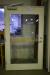 Glass door with pump, W 125 x H 210 cm