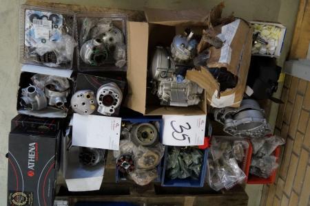 Various parts for AM-6 engine.