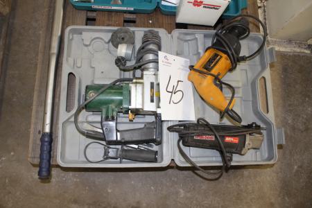 3 pcs power tools, drill, angle grinder, rotary hammer