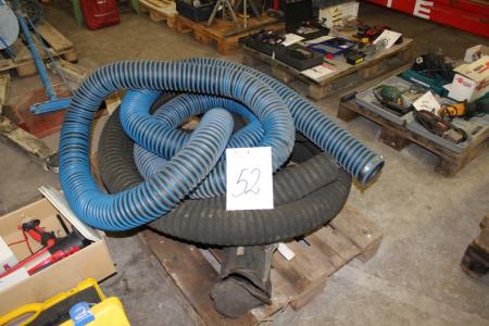 Pallet with various suction hose