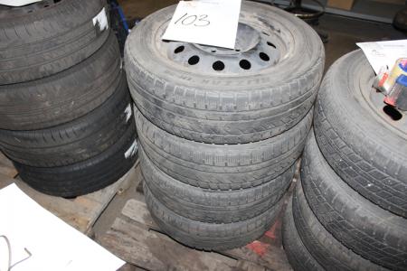 4 tires with rims 185/60 R15 fit for Suzuki Splash