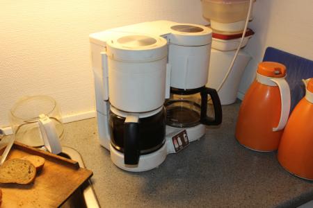 Kaffemaskine med 2 kander, Krups