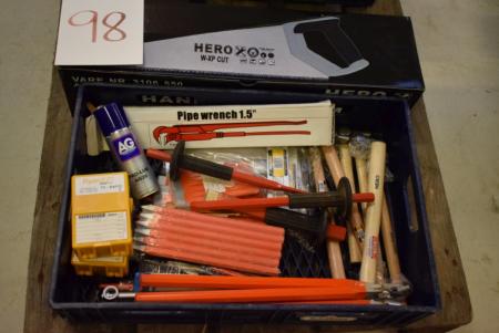 Ks. With 10 pieces. save + miscellaneous tools
