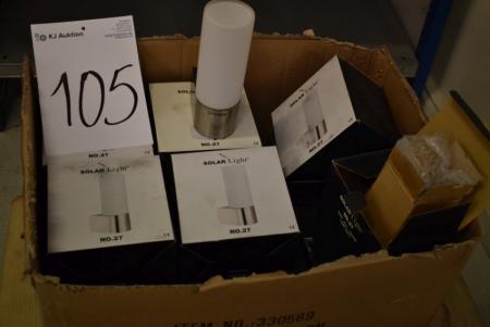 Box with various wall-mounted lamps, 15 pcs.