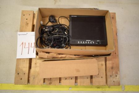12 "rear view camera with 4 inputs, 1 pc. lens, ok condition